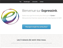 Tablet Screenshot of expressinkrefill.com